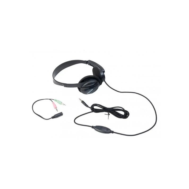 Auricular Estéreo Pc Con Micrófono Abatible Fones.