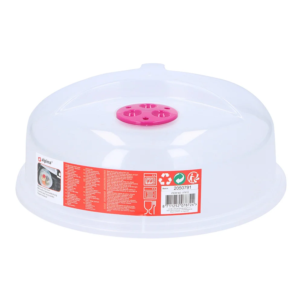 Tampa de Plastico para Micro-Ondas Ø26,5x14cm