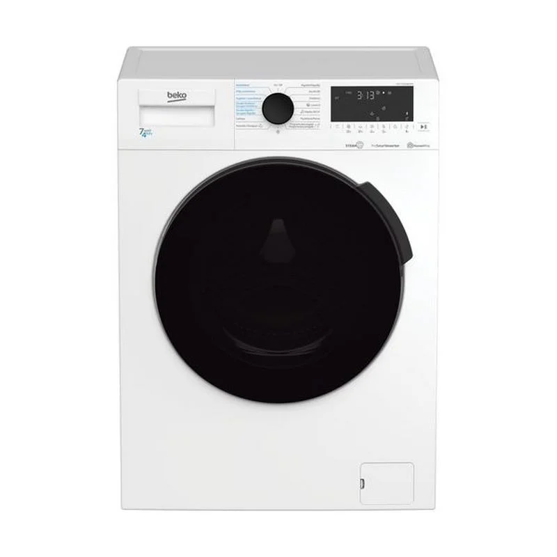 Máquina de Lavar e Secar Roupa Htv7716dswbtr 7kg/4kg 1400rpm Classe D Branco - Beko