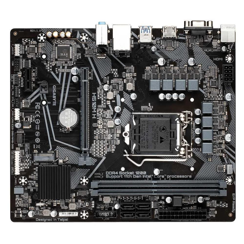 Gigabyte H510m H Motherboard Intel H510 Express L.