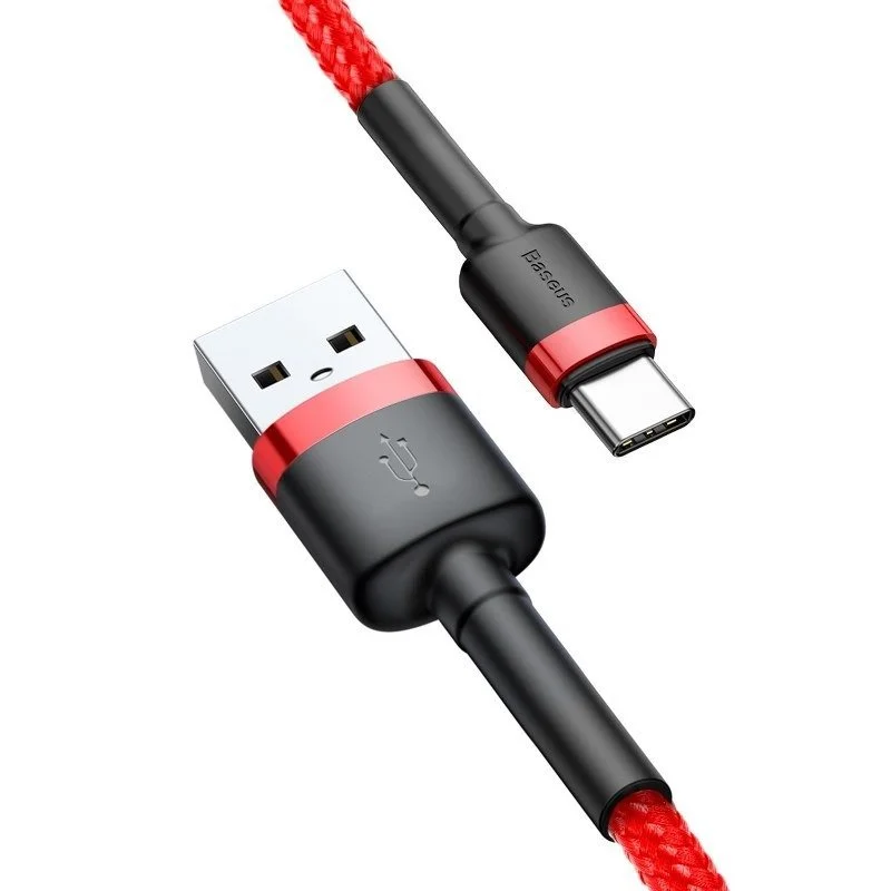 Baseus Cafule Usb-C Kabel 2a 3m - Cervený