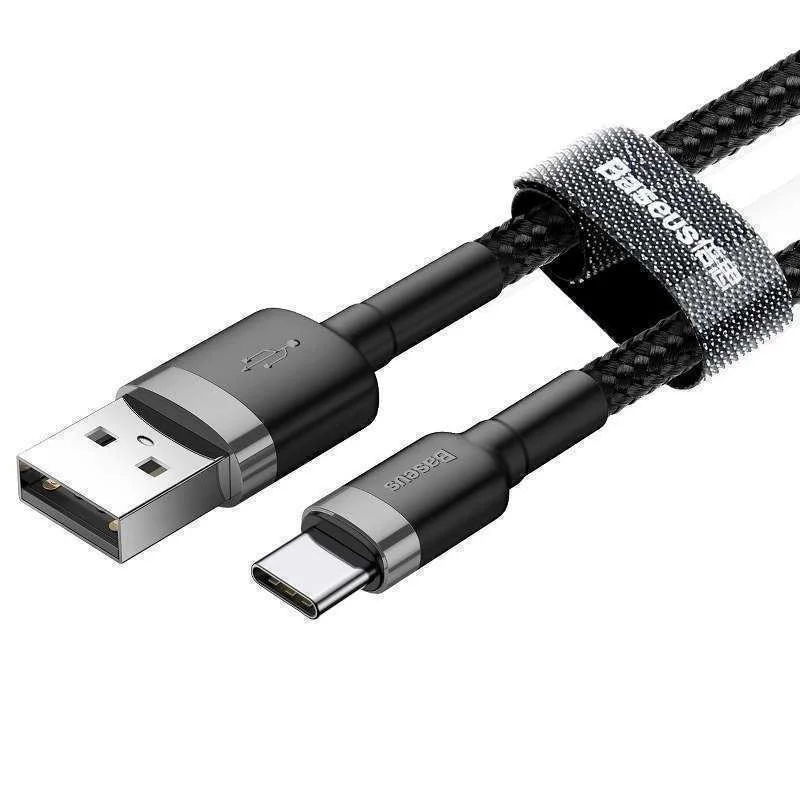 Kabel Baseus Cafule Usb-C 2a 3m (Cerno-edý)
