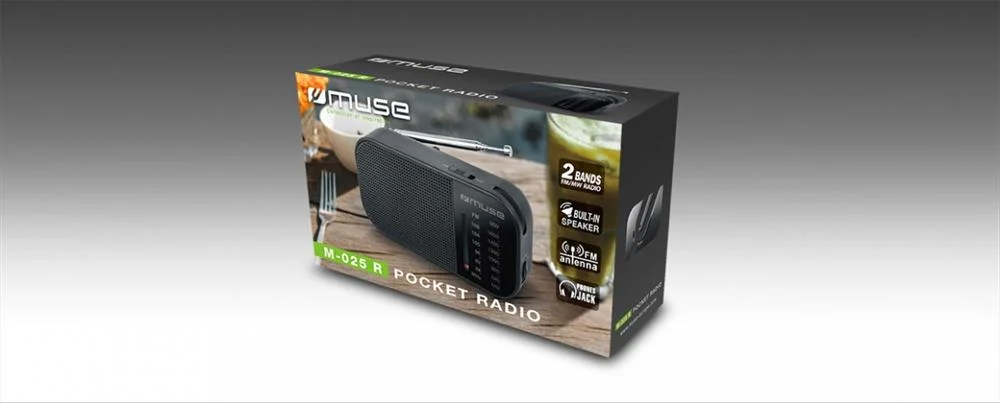 Rádio Muse M025r Preto 