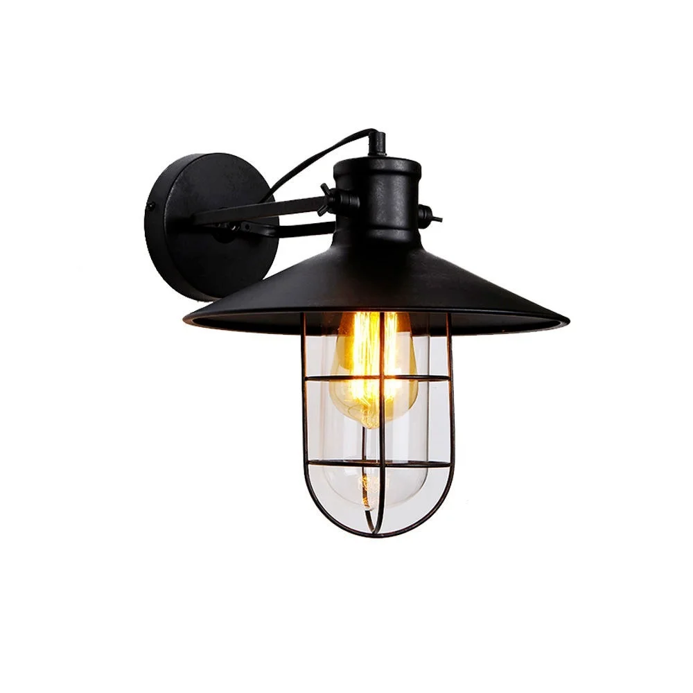 Candeeiro De Parede Vintage E27 60w 27,5x37x32cm