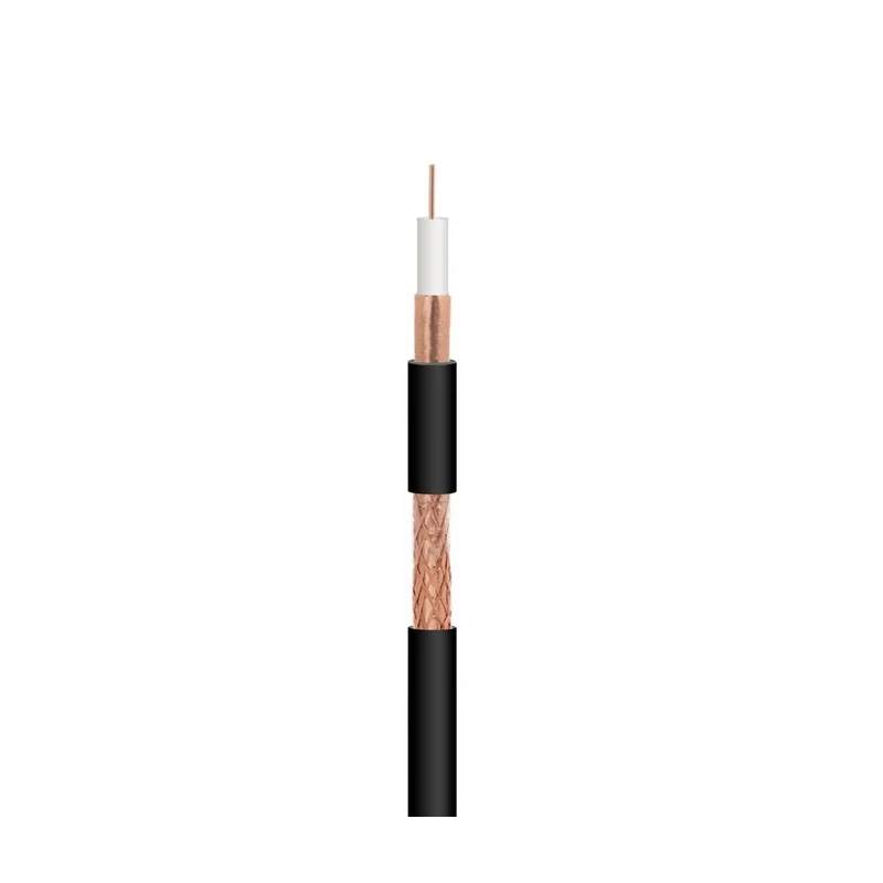 Cabo Coaxial De Antena Preto, 500 M