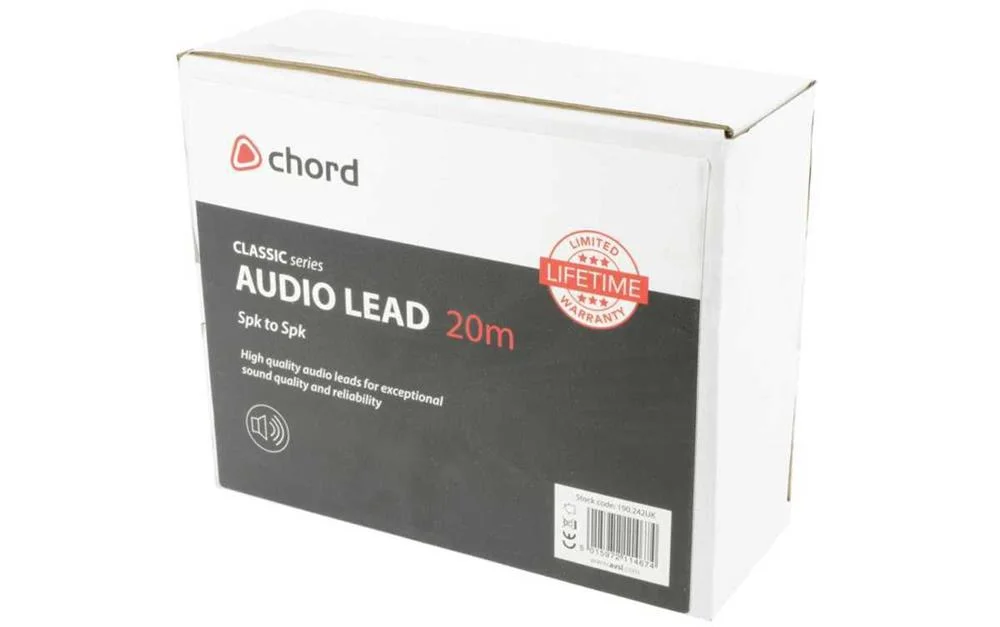 Classic Speaker Lead Spk Plug - Spk Plug 20.0m