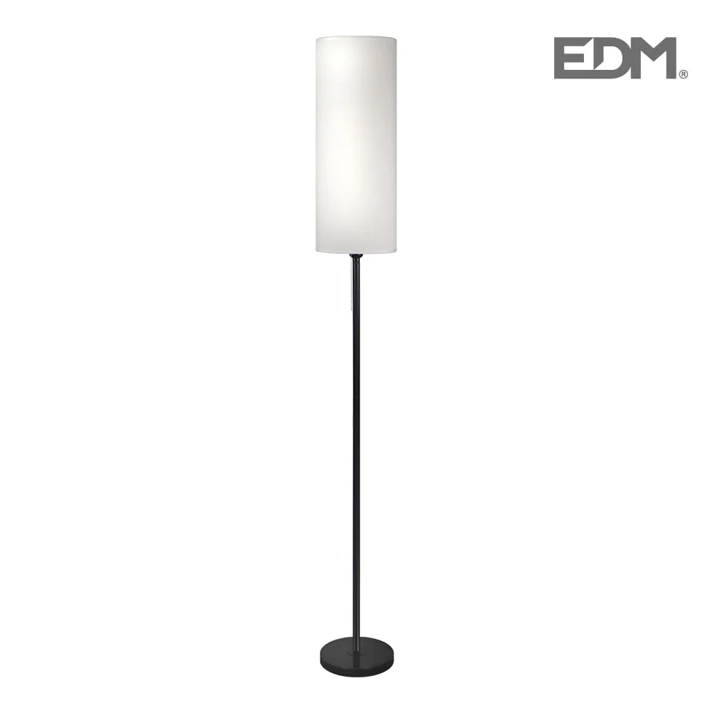 Candeeiro de Pé (Sala) Vintage E27 60w Cor Preta Ø20x155cm