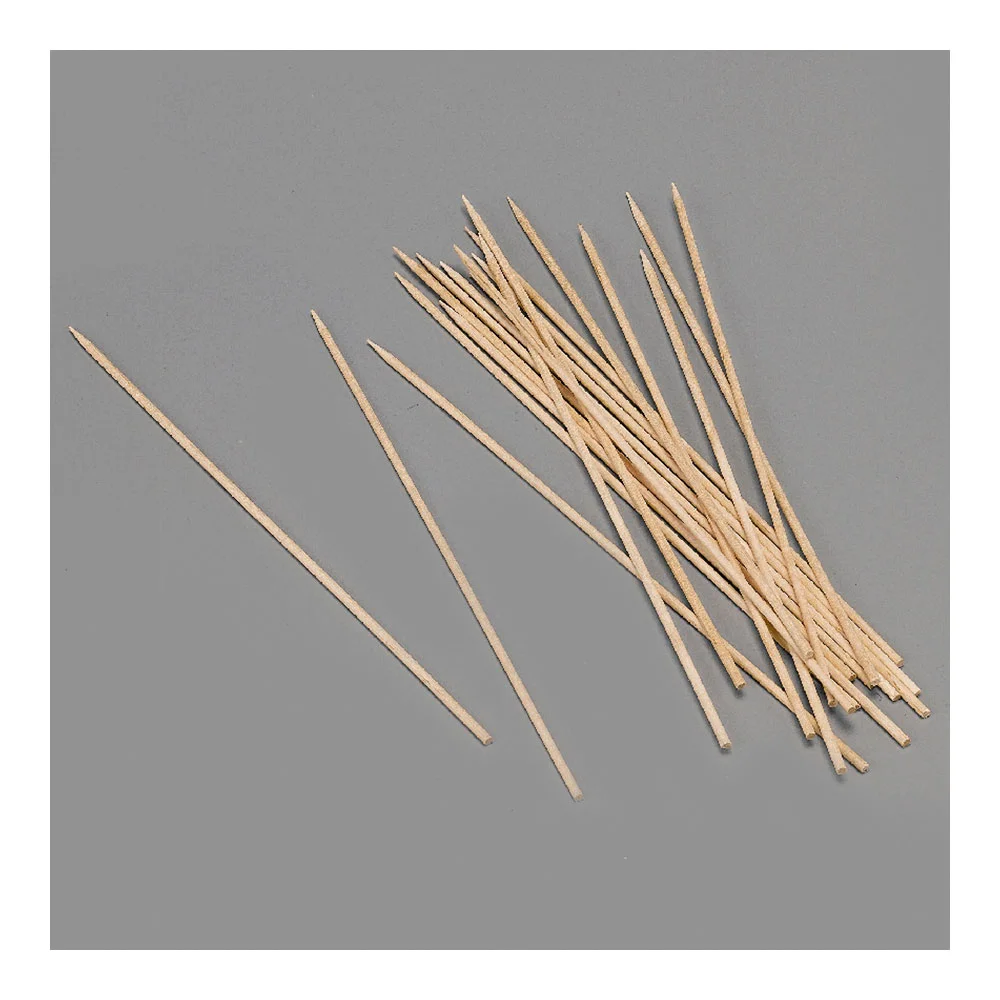Blister 100 Espetos de Madeira Higienicos de 200x2mm