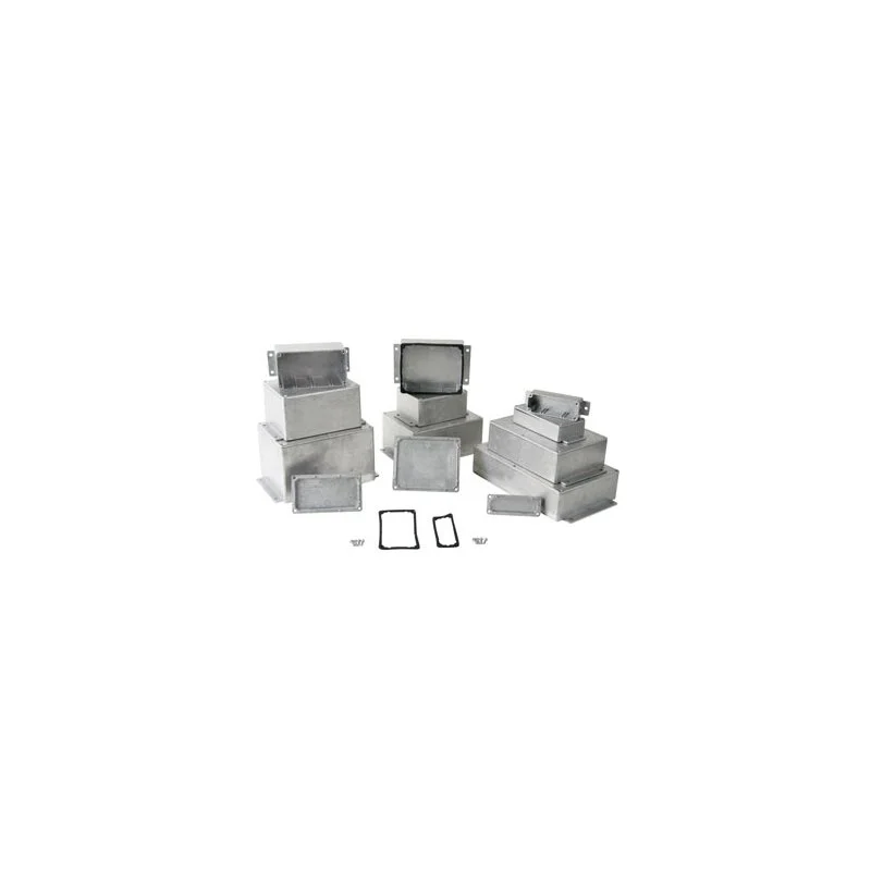 Sealed Die-Cast Aluminium Case With Flange - 89 X 35 X 30 Mm