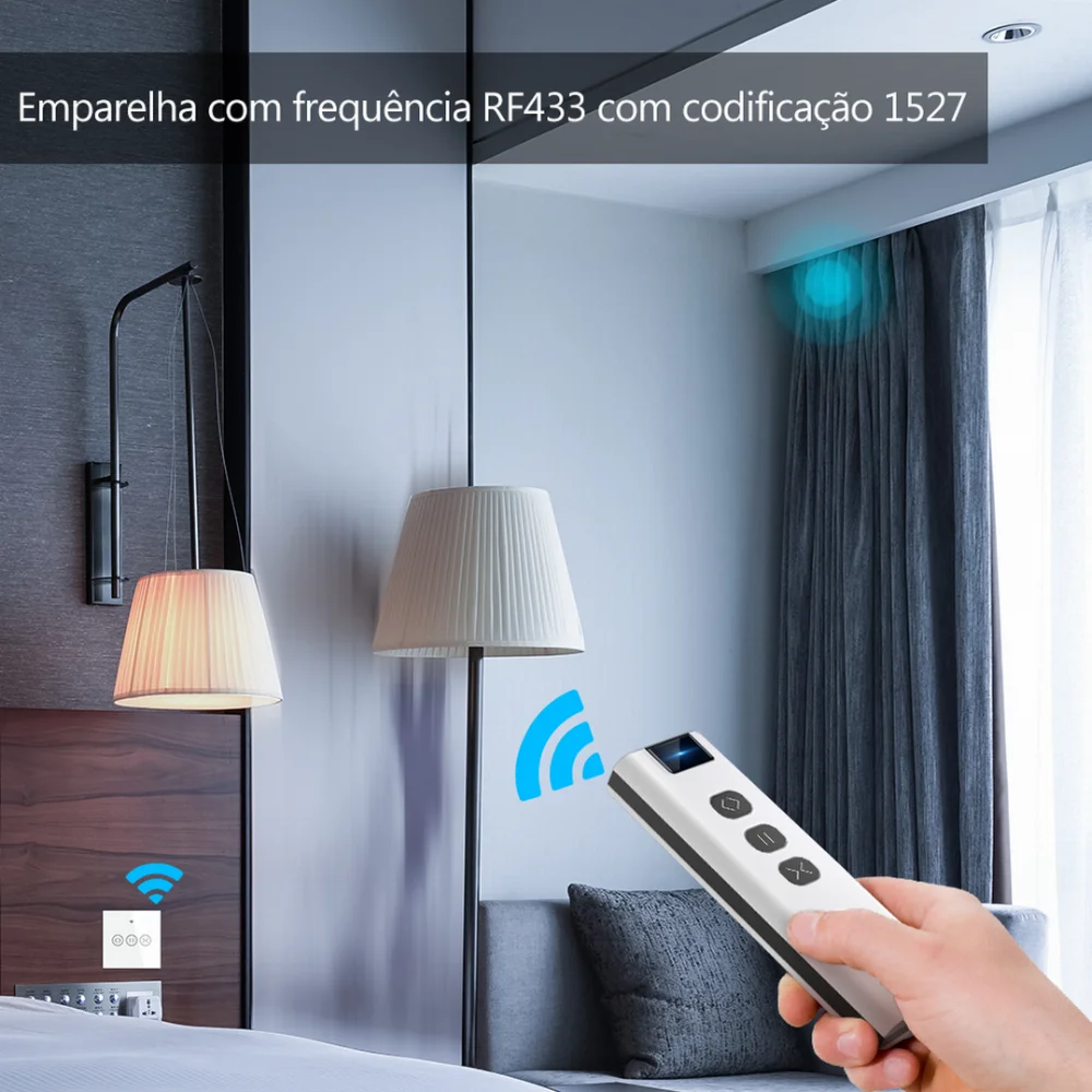 Comando Para Persiana 1 Canal Rf 433mhz