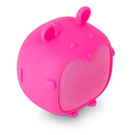 Spc Coluna Bluetooth Sound Pups - Rosa