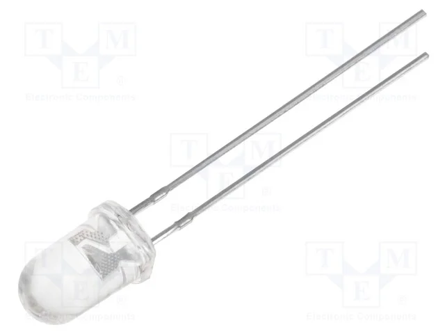 Led 5mm Vermelho 3000-7000mcd 30° 20ma Frente Conv