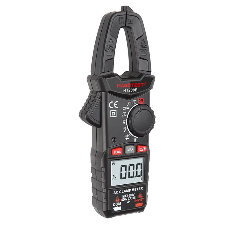 Pinça Amperimétrica Digital Habotest Ht200b