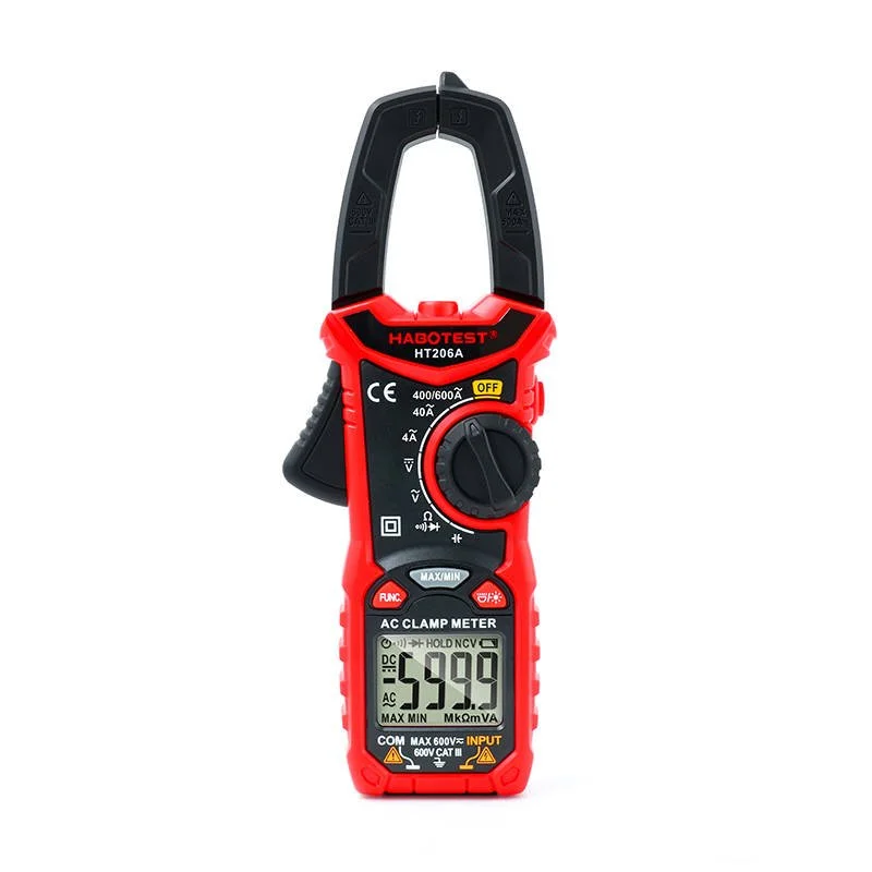 Pinça Amperimétrica Digital Habotest Ht206a