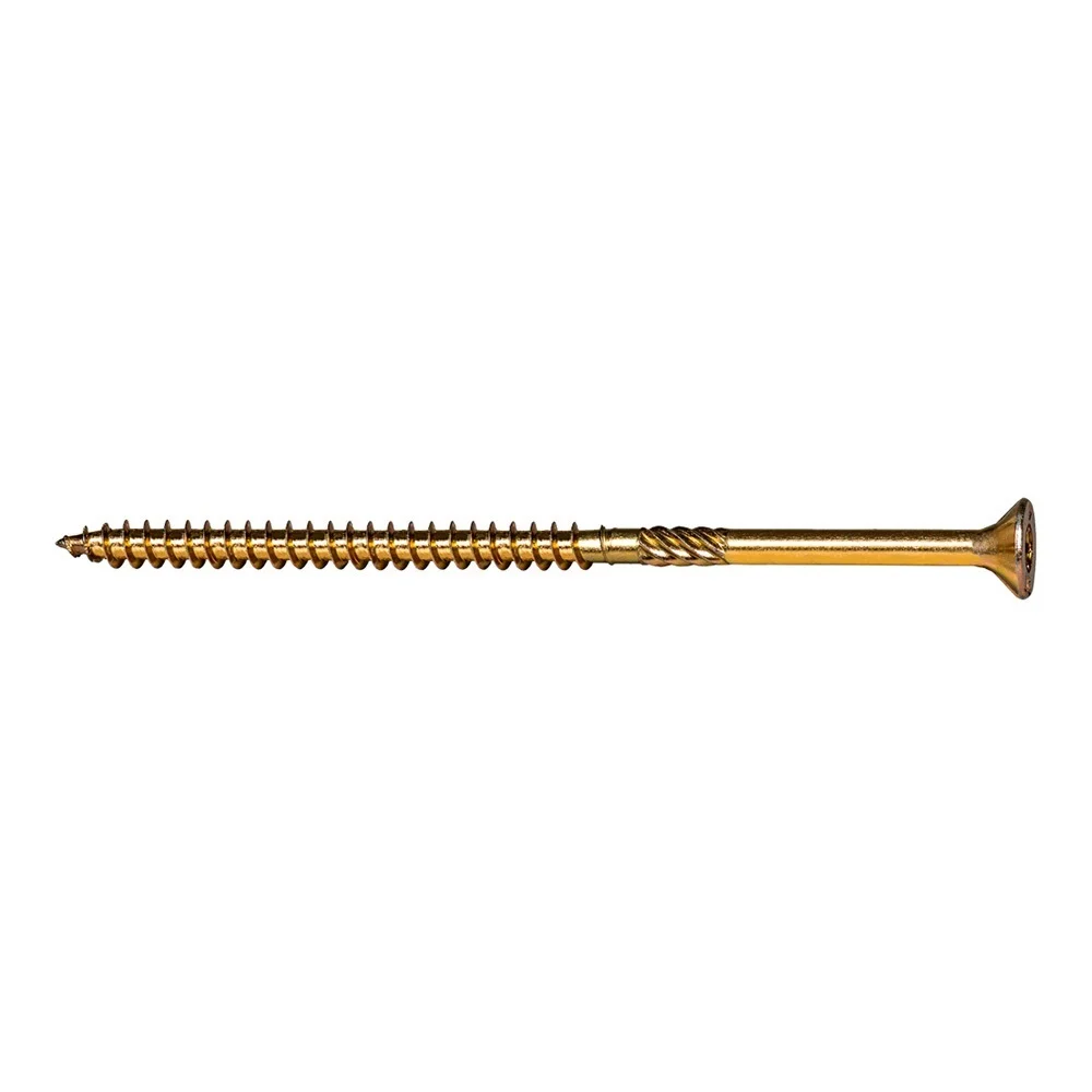 Caixa 100 Unid. Parafuso para Madeira Escareado Pz R/Parc Din/Ref Vloxp Ø6x110mm Bicromado Celo