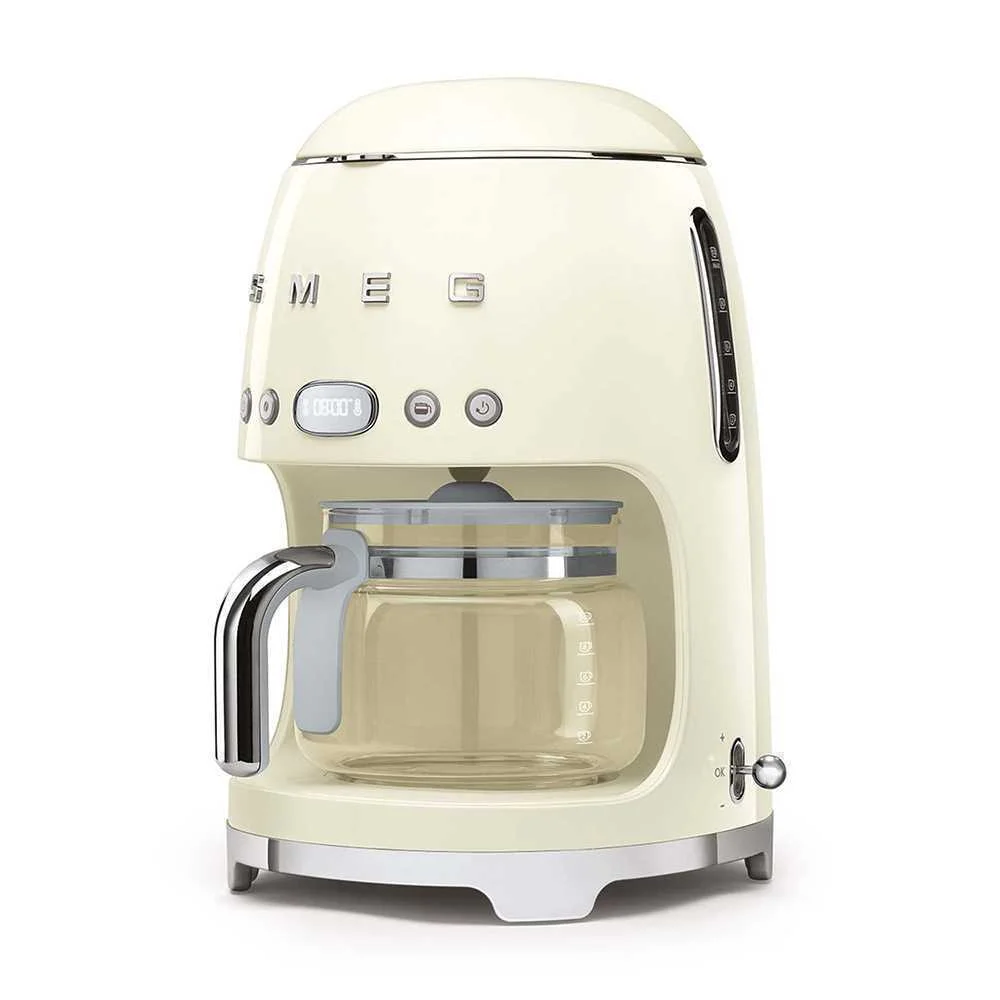 Cafetera de Goteo Smeg Dcf02creu 1050 W Retro 10 .