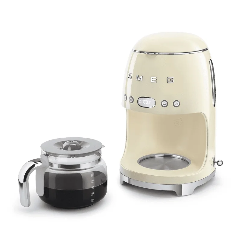 Cafetera de Goteo Smeg Dcf02creu 1050 W Retro 10 .