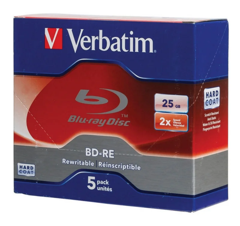 Verbatim - Bd-Re X 5 - 25 Gb - Storage Media