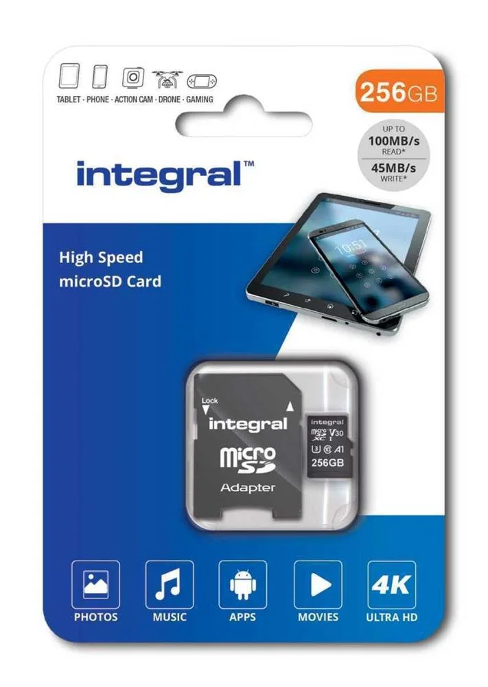 Cartão de Memória Sdxc 256 Gb