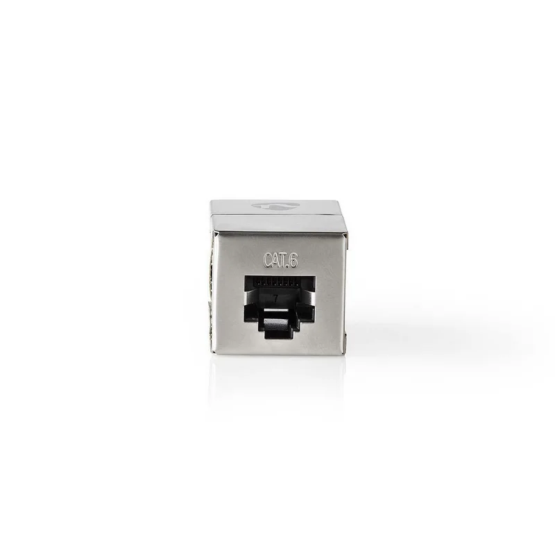 Acoplador de Red | Adaptador | Blindado | Rj45 Hembra | Rj45 Hembra | Recto | Metal | Caja