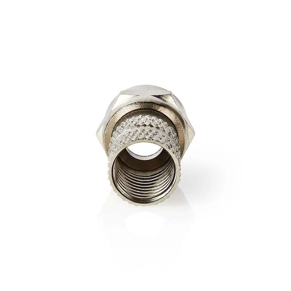 Ficha F Macho - Para Cabos De 7.00 Mm 5 Un.