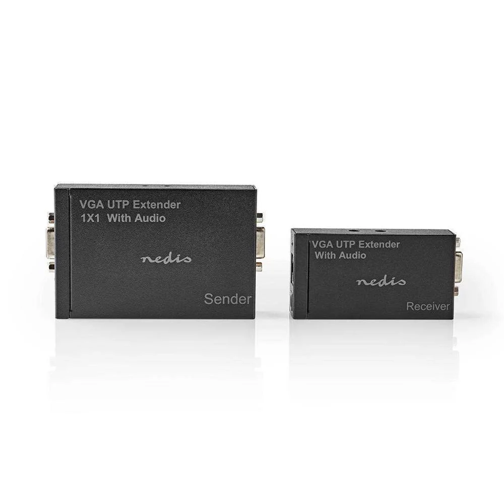 Extensor Vga E Áudio Até 300 M  Cat 5E .