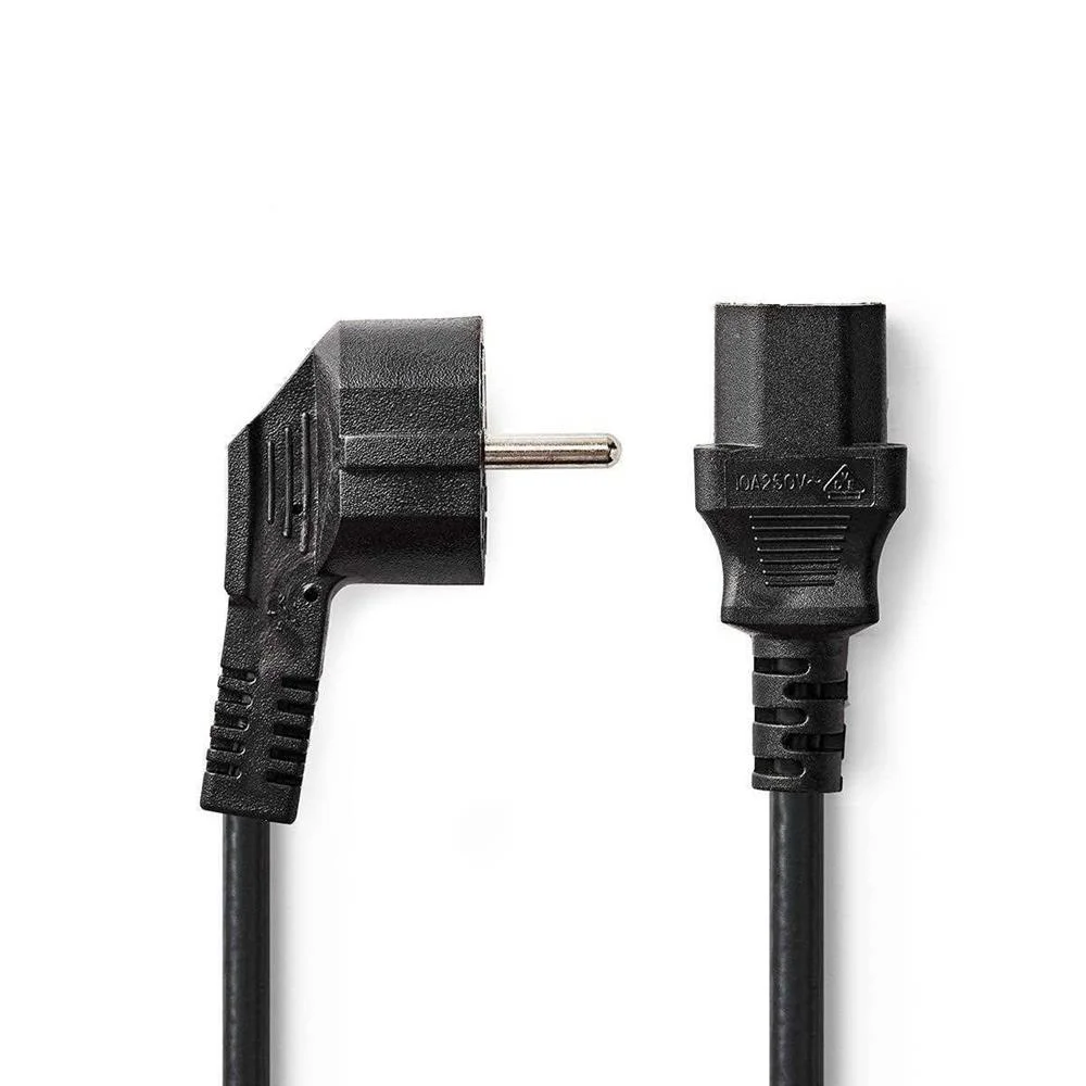 Cabo De Energia Schuko (Macho) Preto 5 metros