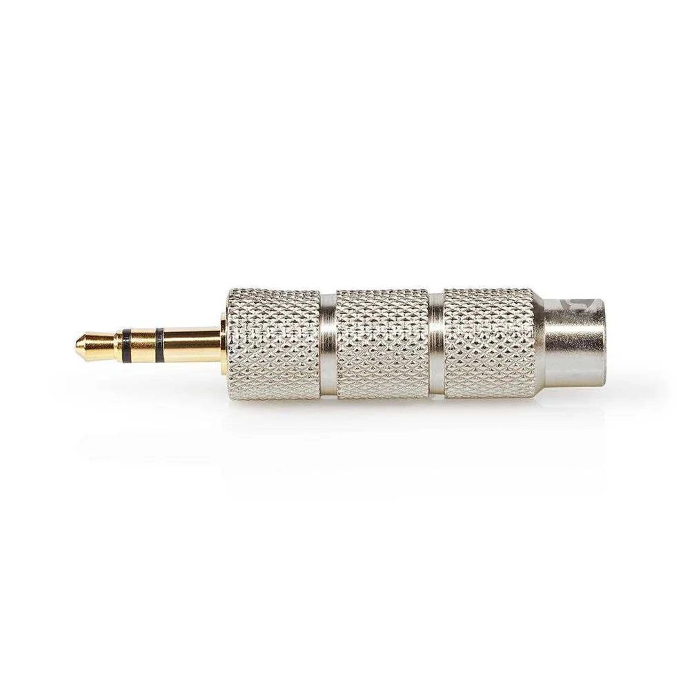 Adaptador de Áudio Stereo 3.5 Mm Macho 6.