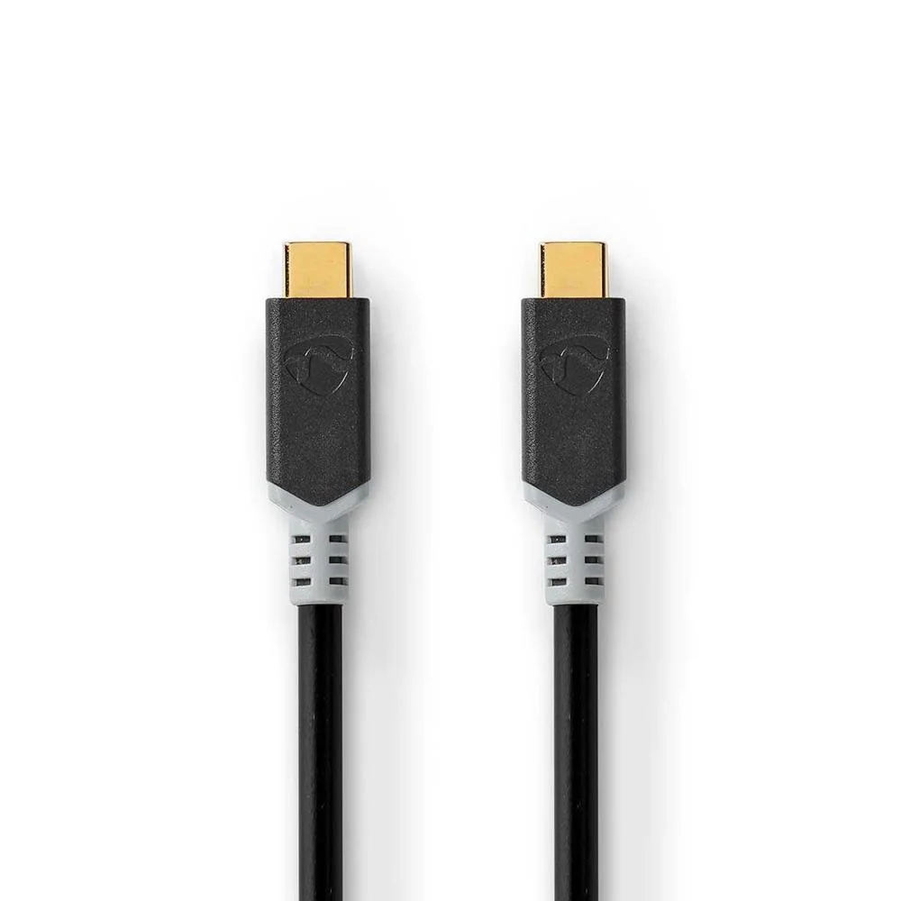 Cable Usb | Usb 3.2 Gen 2x2 | Usb-C Macho | Usb-C Macho | 100 W | 4k@60hz | 20 Gbps | Chapado En o