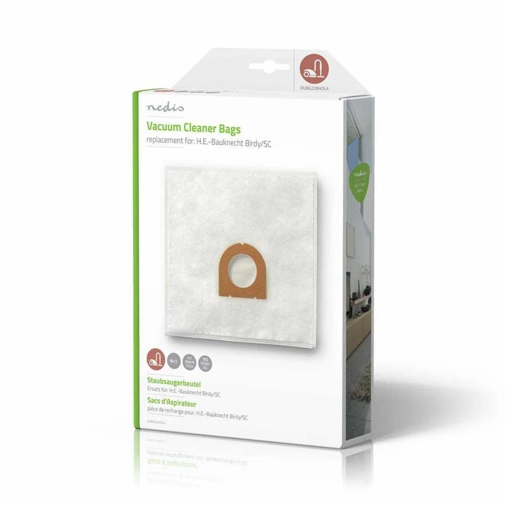 Saco de Vácuo Apto para He-Bauknecht Birdy / Sc