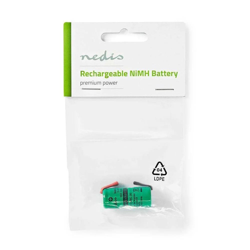 Bateria De Hidreto De Metal Níquel 2.4 V 300 .
