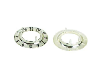 Dial For 21mm Button (Transparent - Black 12 Digits)