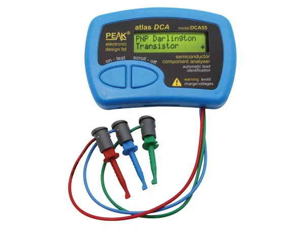 Analisador de Componentes Electr&oacute;nicos Dca55