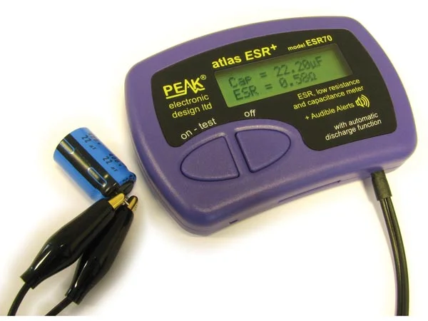 Capacitance And Esr (Equivalent Series Resistance) Meter