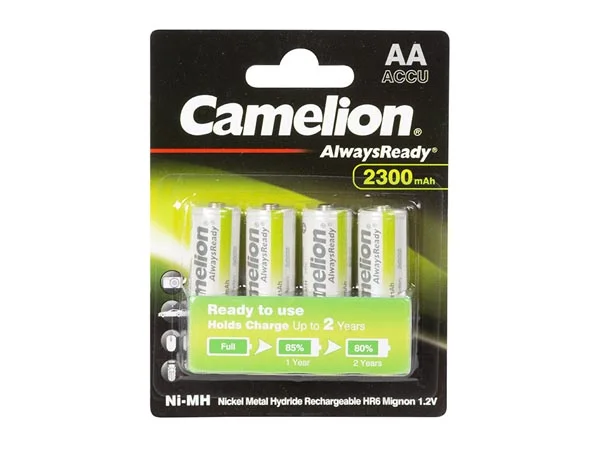 Nimh AA 1,2v-2300mah (4 / Cart&oacute;n) Siempre Listo