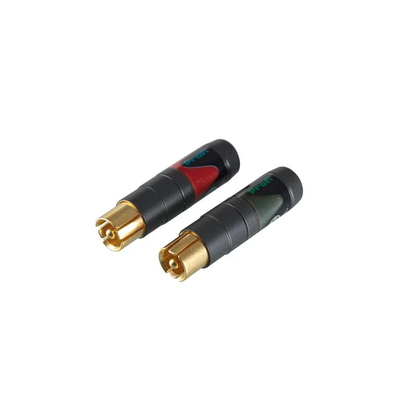 Neutrik - Cinch (Pair), Genuine Gold Plating, Sol.