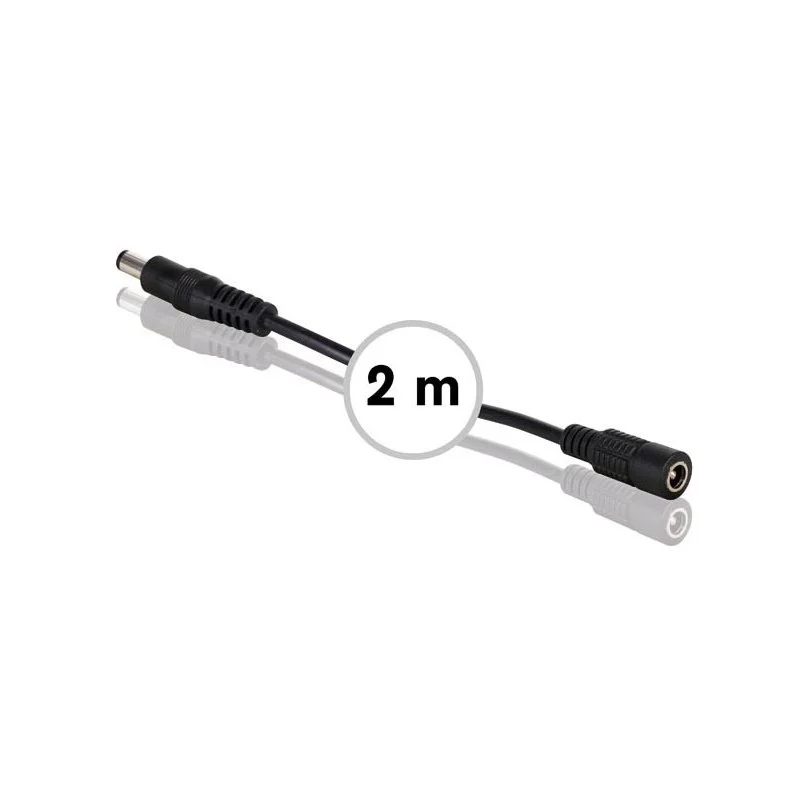 Cable Alargador Cc Con Enchufe Macho-Hembra - 2 M