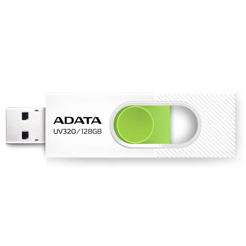 Adata Uv320 Usb Pen 128 Gb Blanco Y Verde