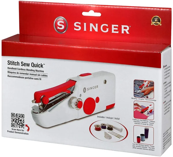 Máquina de Coser Portátil Manual de Batería Singer