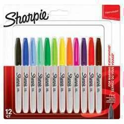 Marcadores Permanente Sharpie 1 X 12 Cores