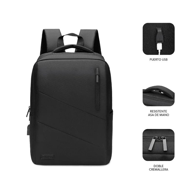 MOCHILA SUBBLIM CITY PARA LAPTOPS DE ATÉ 15,6"