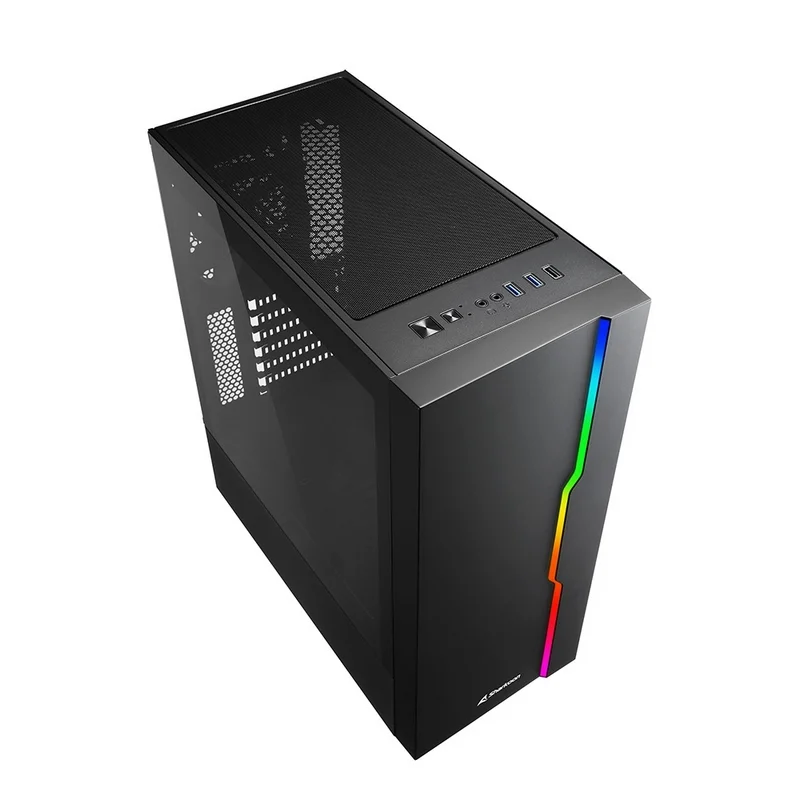 Sharkoon Gehäuse RGB   Slider       Atx       1xglas Schwarz