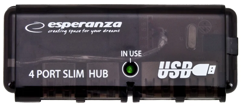Hub Usb 2.0 C/ 4 Portas Usb