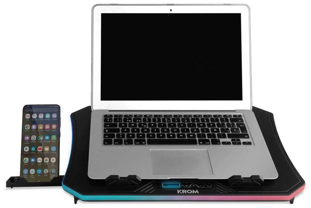 Suporte para notebook com ventilador Krom Kooler