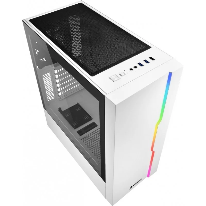 Sharkoon Gehäuse RGB   Slider       Atx       1xglas Weiß