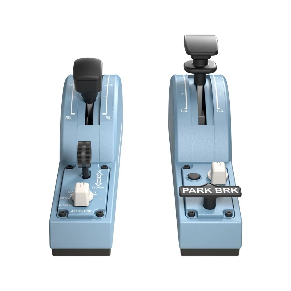 Thrustmaster Tca Quadrant Add-On Airbus Edition Negro, Azul Simulador de Vuelo Pc