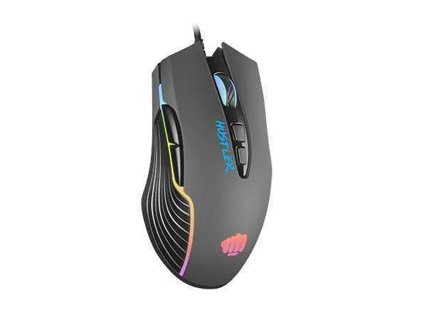 Rato Gaming Hustler Usb Type-A Ótico 6400dpi Preto - Fury