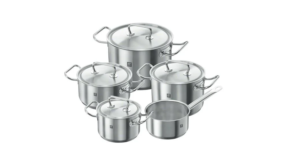 Conjunto de Panelas Zwilling Aço Inoxidável 5pc(S)