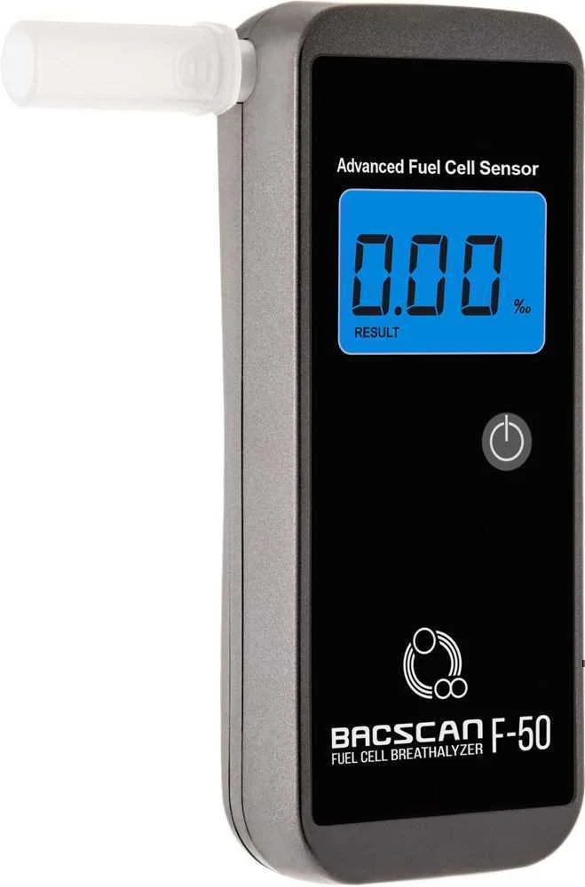 Bacscan F-50 Alcohol Tester 0 - 4% Black
