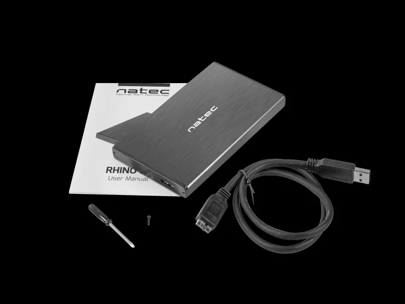 Caja Externa Natec Rhino Go Disco Duro 2,5" Usb 3.
